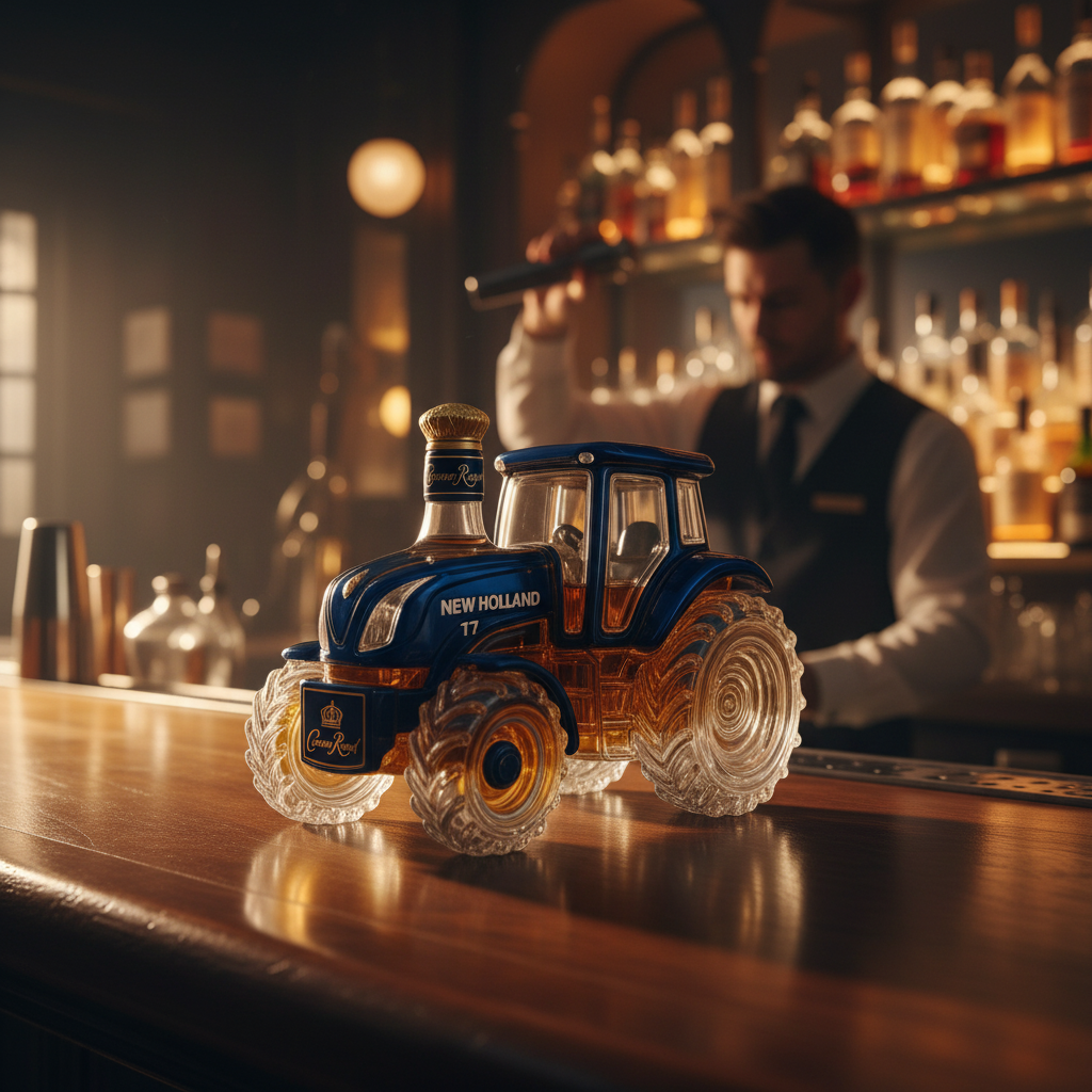 Whiskykaraf - New Holland T7 Editie