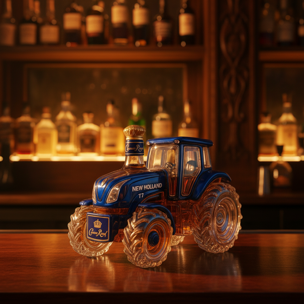 Whiskykaraf - New Holland T7 Editie