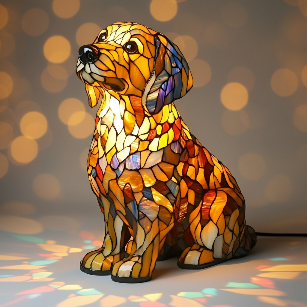 Beeldje Lily de Spirituele Golden Retriever