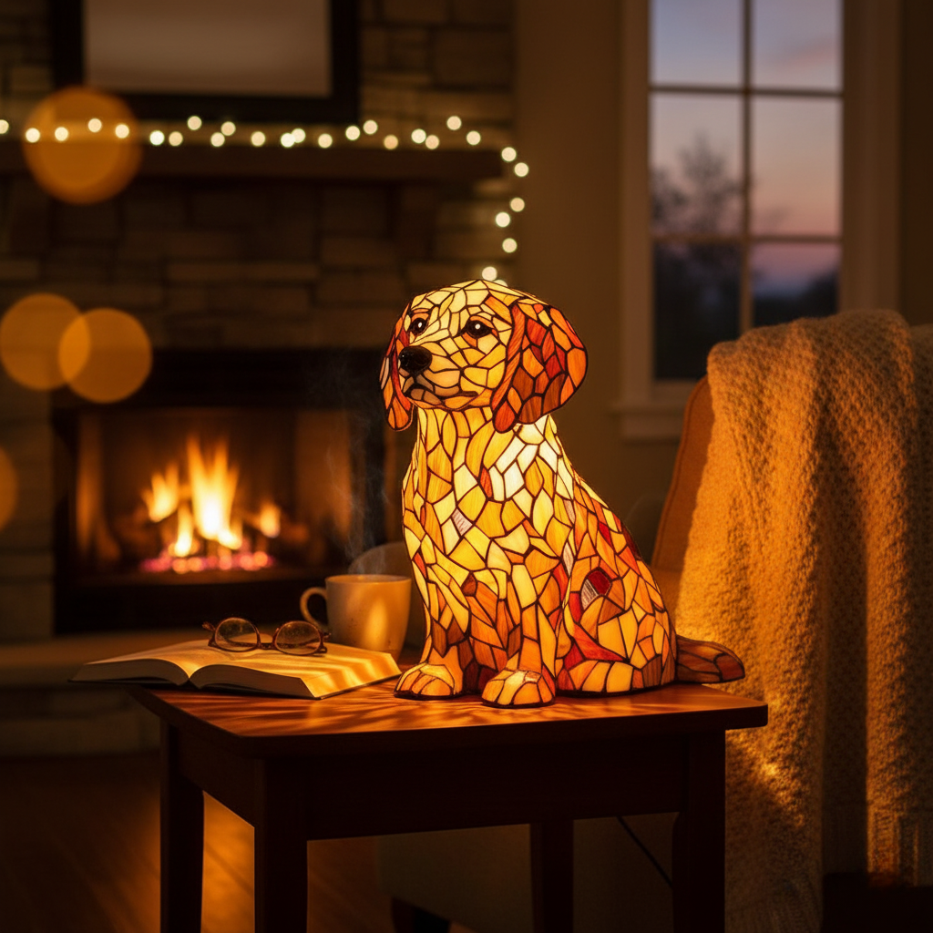 Beeldje Lily de Spirituele Golden Retriever