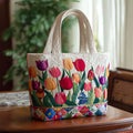 Gewatteerde Tas - Tulpentuin