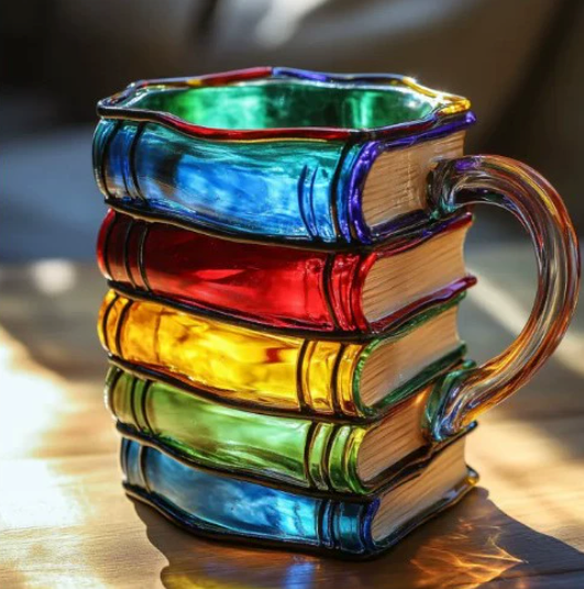 Ambachtelijke Kleurrijke Boekenmok