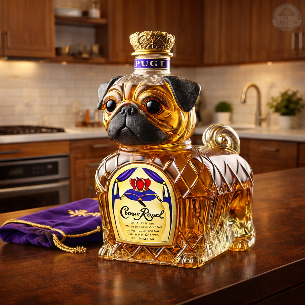 Whiskykaraf - Franse Bulldog Editie