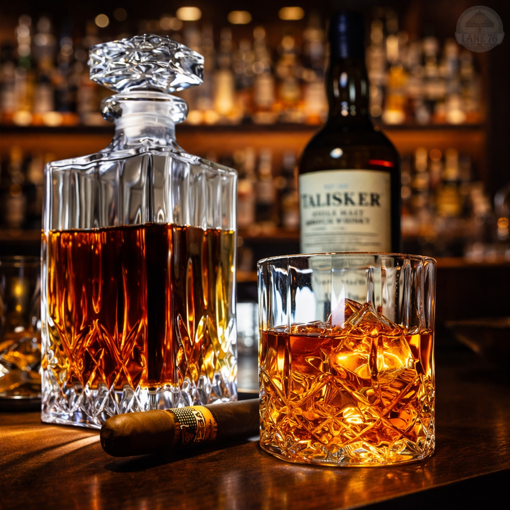 Whiskykaraf - Set met Flessen en Glazen