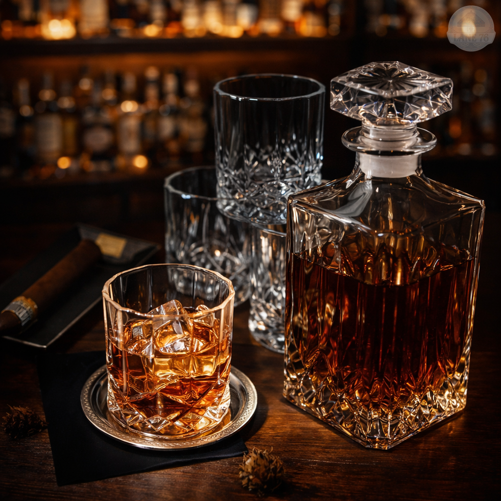 Whiskykaraf - Set met Flessen en Glazen