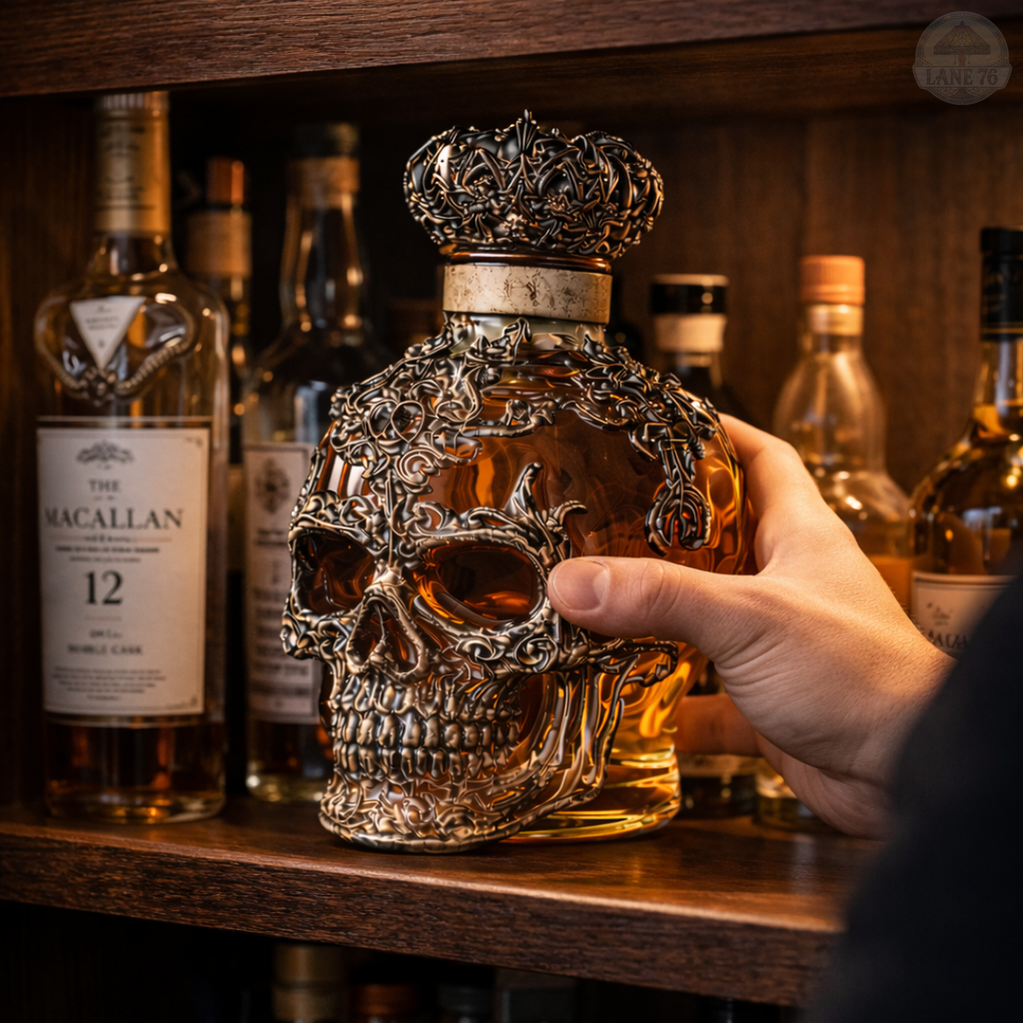 Whiskykaraf - Skull Editie