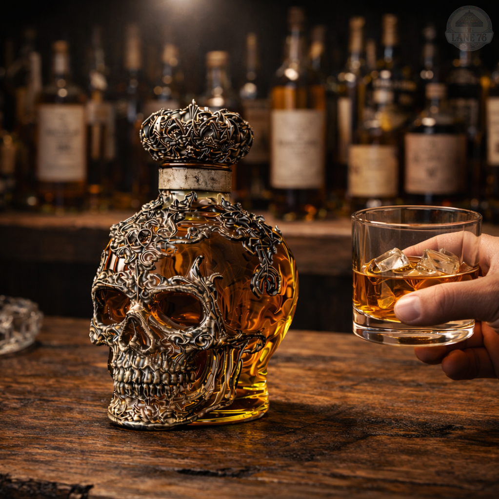 Whiskykaraf - Skull Editie