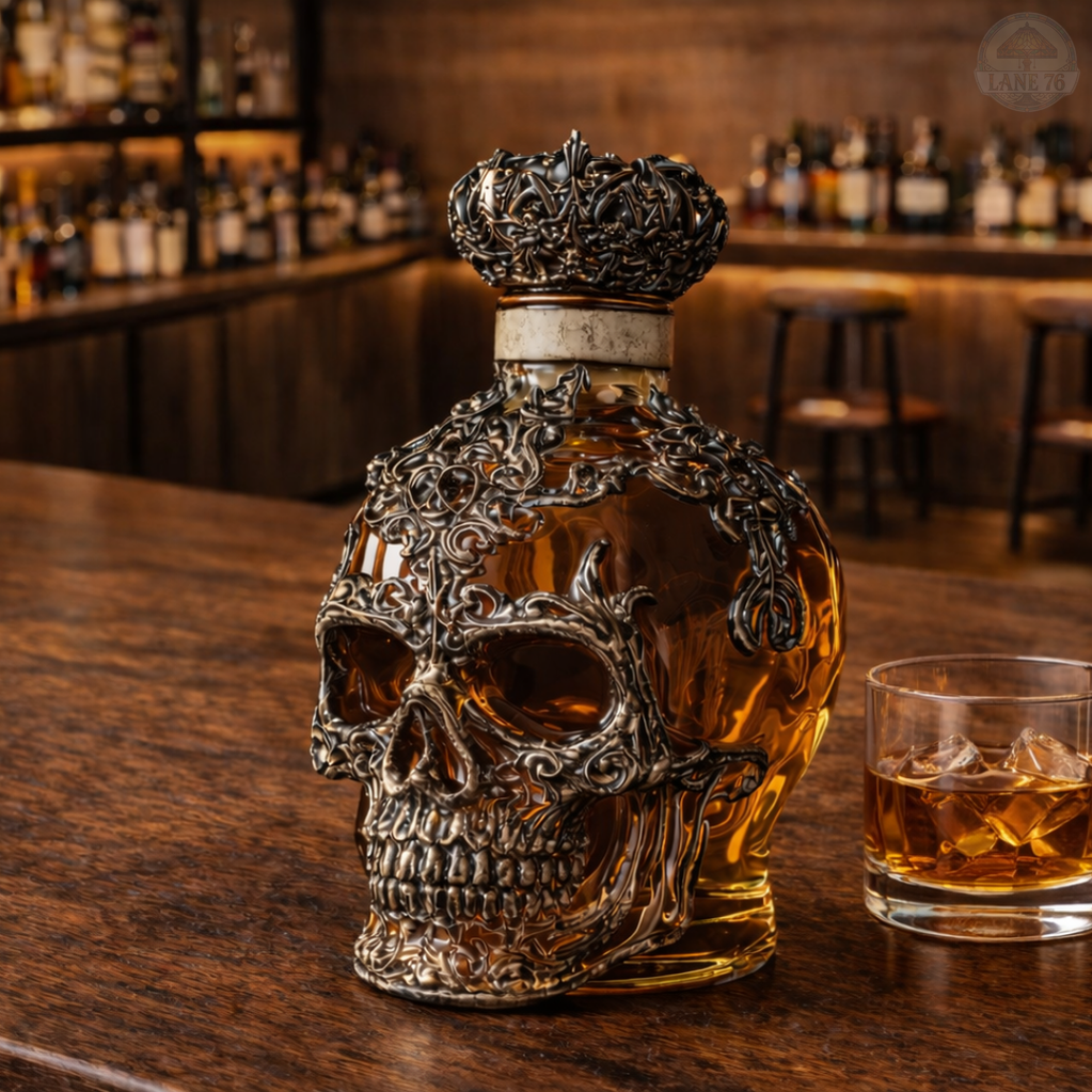 Whiskykaraf - Skull Editie