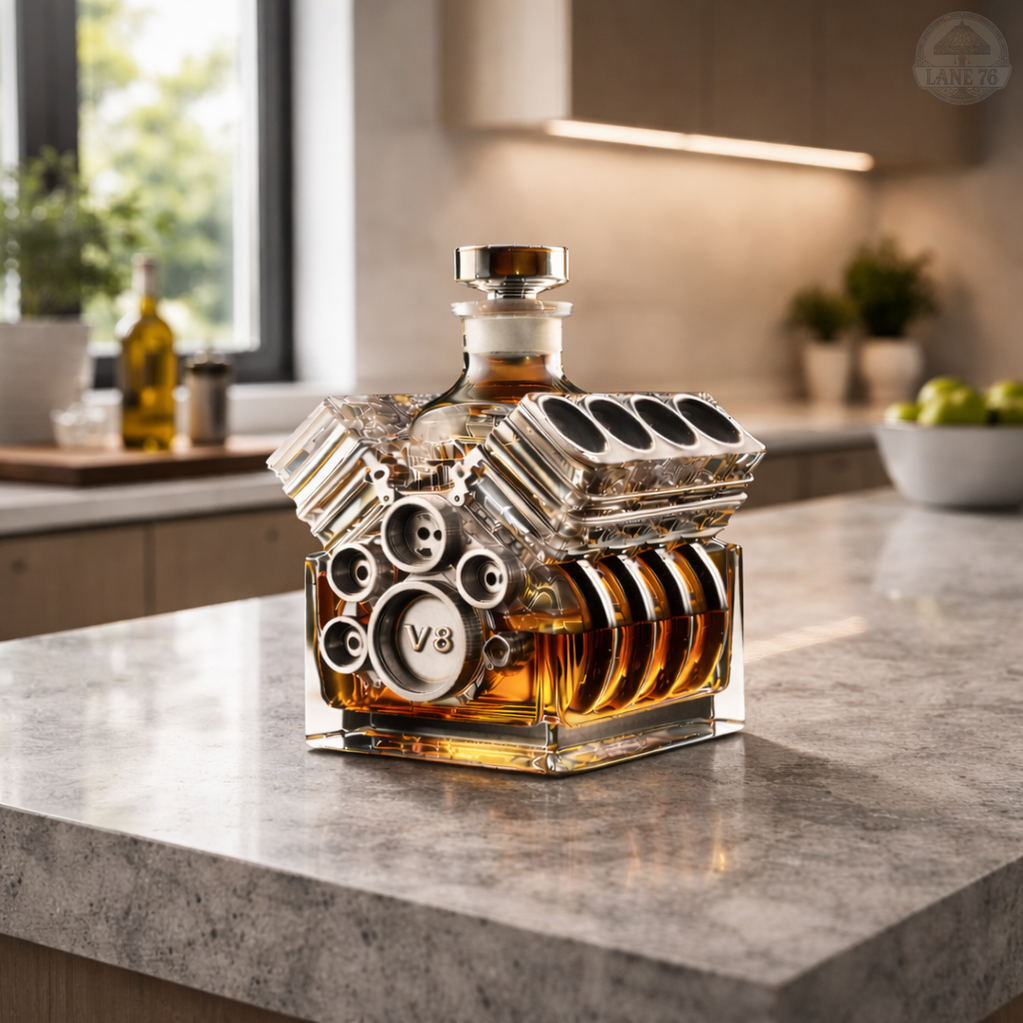 Whiskykaraf - V8 Motor Editie