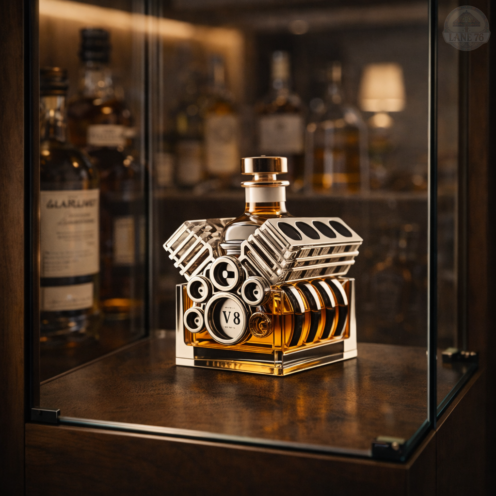 Whiskykaraf - V8 Motor Editie