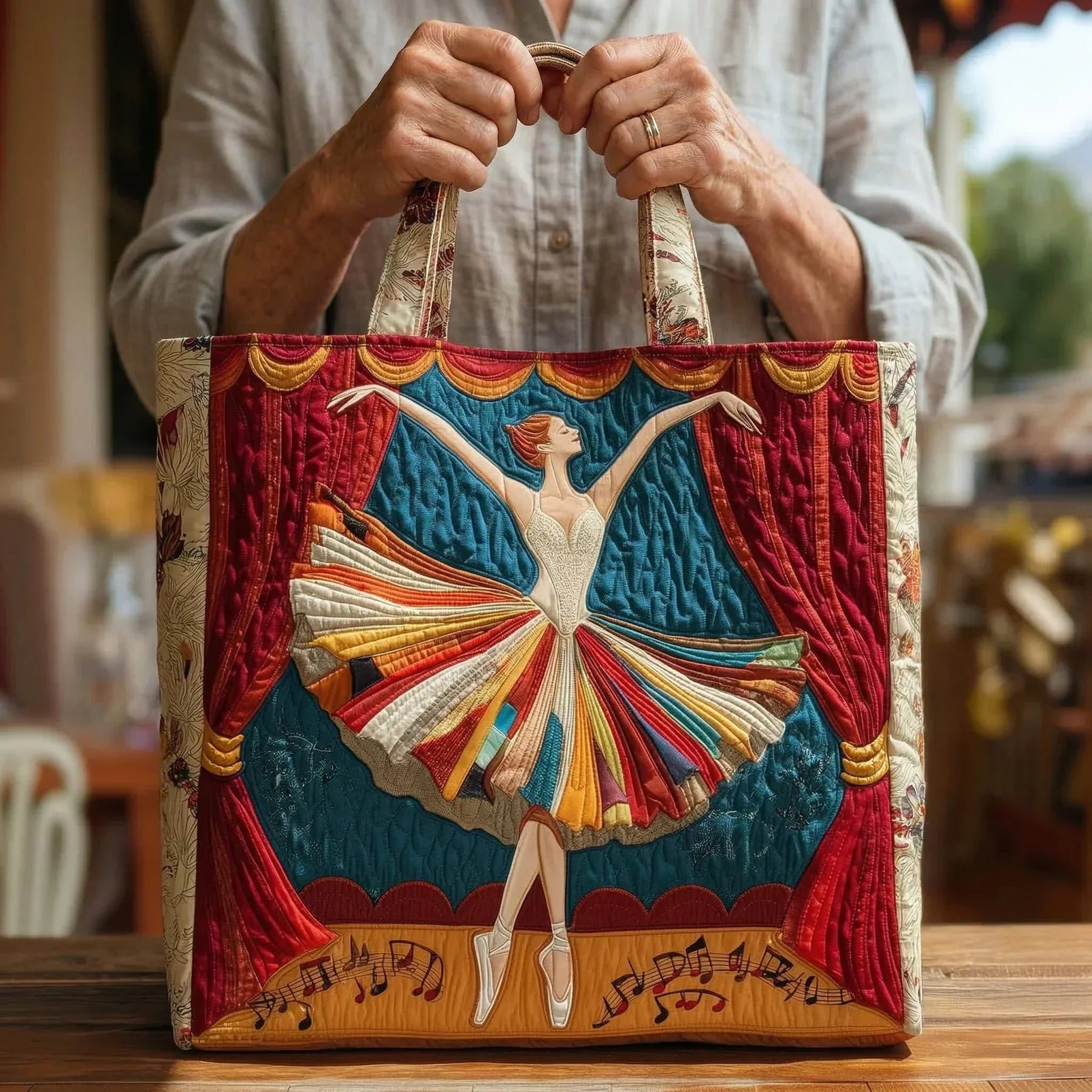 Gewatteerde Tas - Elegante Ballerina