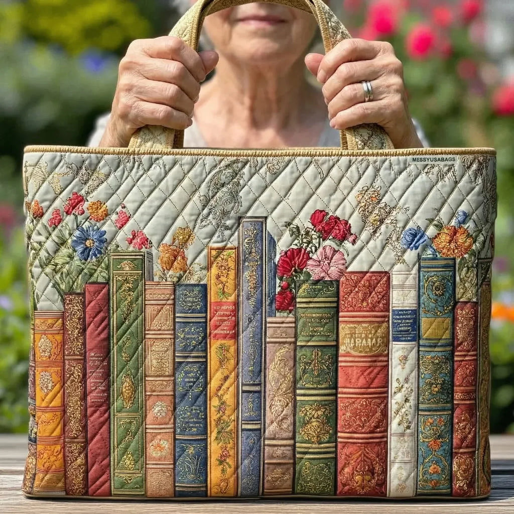 Gewatteerde Tas - Betoverende Bibliotheek